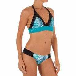 New 👍 Olaian 👙 Bikinis, Boardshorts 👩 Women's 🏄 Surfing Crop Top 🩱 Swimsuit Top With Very Open Back Isa Bondi 👍 13 Olaian Bikinis, Boardshorts Women's Surfing Crop Top Swimsuit Top With Very Open Back Isa Bondi