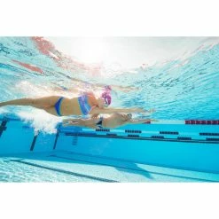 Nabaiji Women's Swimming Ultra Chlorine-Resistant Crop Top Jade Bikinis, Boardshorts