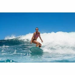 Tribord Women's Paddle & Rowing Fixed Padded Cup Push-Up Swimsuit Top Elena Bikinis, Boardshorts