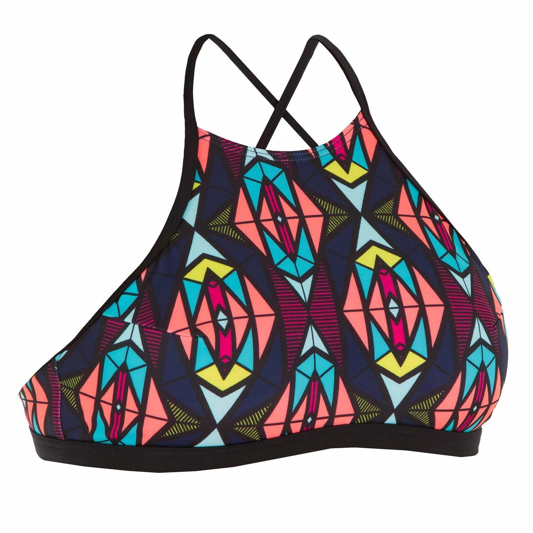 Discount ๐งจ Tribord Olaian Andrea, ๐ Surfing Crop Top ๐ฉฑ Swimsuit Top With Padded Cups, ๐ฉ Women's ๐ 2 Tribord Olaian Andrea, Surfing Crop Top Swimsuit Top With Padded Cups, Women's