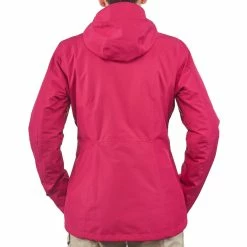 Forclaz Women's Travel Backpacking 3-in-1 Jacket RainWarm 500 Jackets