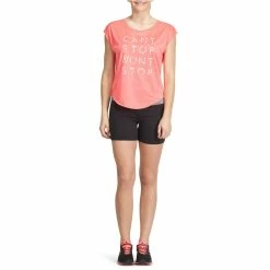 Domyos Energy, Tight Fitness Shorts, Women's