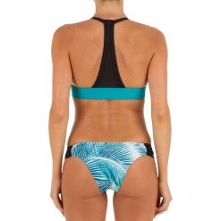 New 👍 Olaian 👙 Bikinis, Boardshorts 👩 Women's 🏄 Surfing Crop Top 🩱 Swimsuit Top With Very Open Back Isa Bondi 👍 14 Olaian Bikinis, Boardshorts Women's Surfing Crop Top Swimsuit Top With Very Open Back Isa Bondi