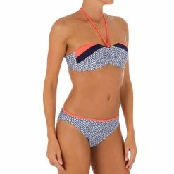 Tribord Olaian Laeti, Bandeau Swimsuit Top With Fixed Padded Cups, Women's Bikinis, Boardshorts