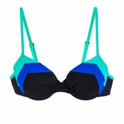 Tribord Women's Push-Up Balconet Bikini Top Bikinis, Boardshorts