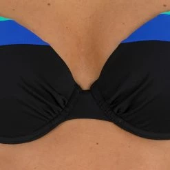 Tribord Women's Push-Up Balconet Bikini Top Bikinis, Boardshorts