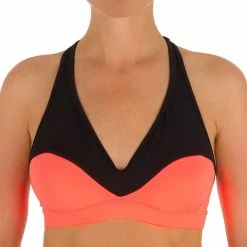 Tribord Bikinis, Boardshorts Olaian Ana, Surfing Swimsuit Top, Women's