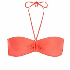 Tribord Women's Bandeau Swimsuit With Fixed Padded Cups Laeti Bikinis, Boardshorts