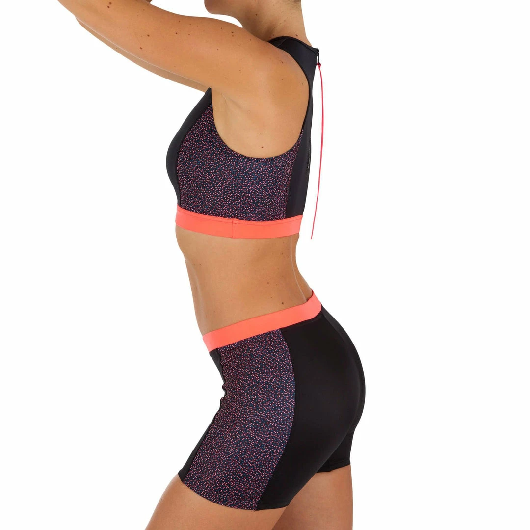 Deals ๐คฉ Olaian ๐ Bikinis, Boardshorts ๐ฉ Women's ๐ Surfing Back-Zip Crop Top Carla Shine ๐ฏ 9 Olaian Bikinis, Boardshorts Women's Surfing Back-Zip Crop Top Carla Shine