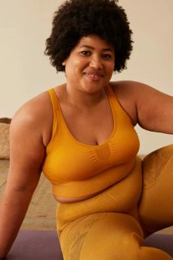 Kimjaly Seamless 7/8 Dynamic Yoga Leggings, Women's