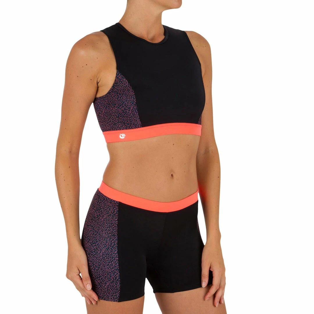 Deals ๐คฉ Olaian ๐ Bikinis, Boardshorts ๐ฉ Women's ๐ Surfing Back-Zip Crop Top Carla Shine ๐ฏ 7 Olaian Bikinis, Boardshorts Women's Surfing Back-Zip Crop Top Carla Shine