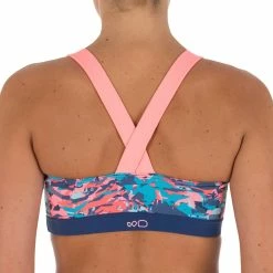 Nabaiji Women's Aquabiking Chlorine-Resistant Crop Top Anna Bikinis, Boardshorts