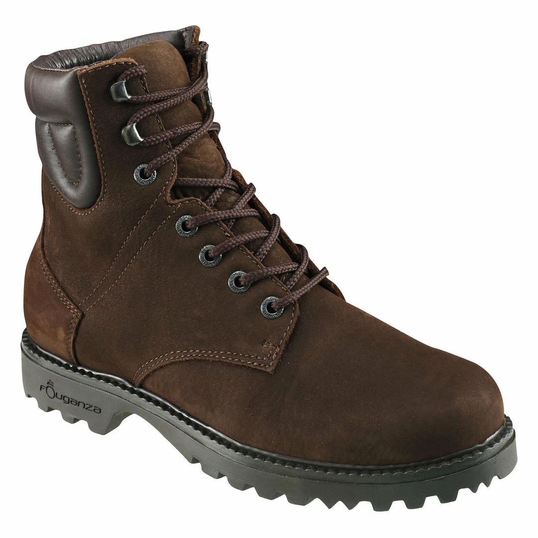 Deals ⭐ Fouganza Hiking 🥾 Boots Leather Lace-Up Sentier Riding 🥾 Boots ❤️ 1 Fouganza Hiking Boots Leather Lace-Up Sentier Riding Boots