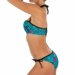 Olaian Bikinis, Boardshorts Women's Swimsuit Bandeau Top With Padded Cups And Underwiring Lea Bali