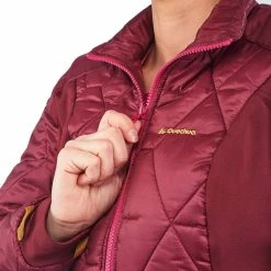 Forclaz Women's Travel Backpacking 3-in-1 Jacket RainWarm 500 Jackets
