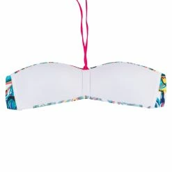 Tribord Olaian Laeti, Bandeau Swimsuit Top With Fixed Padded Cups, Women's Bikinis, Boardshorts