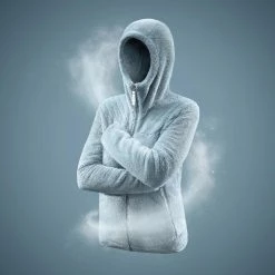 Quechua SH100 U-Warm, Warm Fleece Hiking Jacket, Women's