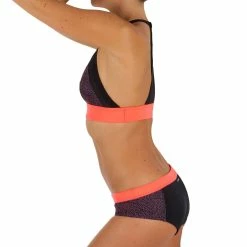 Flash Sale 👍 Olaian 👩 Women's 🏄 Surfing Crop Top 🩱 Swimsuit Top With Very Open Back Isa Shine 👙 Bikinis, Boardshorts 👏 13 Olaian Women's Surfing Crop Top Swimsuit Top With Very Open Back Isa Shine Bikinis, Boardshorts