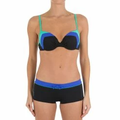 Tribord Women's Push-Up Balconet Bikini Top Bikinis, Boardshorts