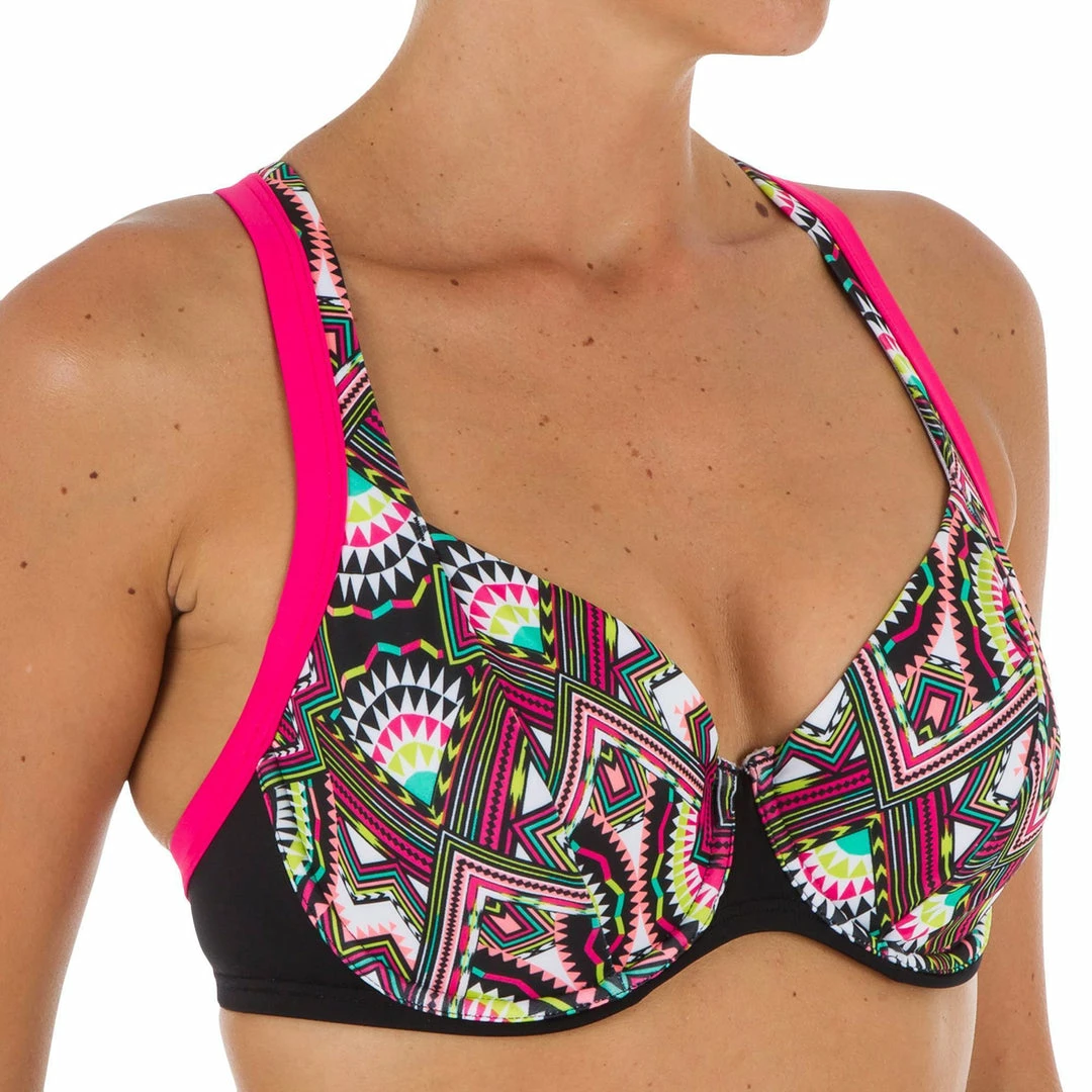 Best Pirce 🎉 Olaian 👩 Women's Underwired 🩱 Swimsuit Top EDEN DNP 👏 2 Olaian Women's Underwired Swimsuit Top EDEN DNP