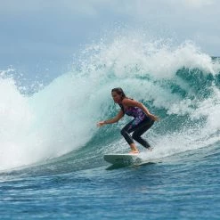 Tribord Bikinis, Boardshorts Women's Surfing Exposed Upper Back Windbreaking Zippered Vest Zoe Palmy