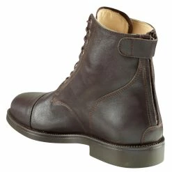 Fouganza Adult Horse Riding Lace-Up Jodhpur Boots Paddock