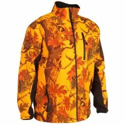 Solognac Sibir 500 Neon Camo Softshell Hunting Jacket