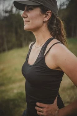 Forclaz Trek 500, Merino Wool Hiking Tank Top, Women's Tanks
