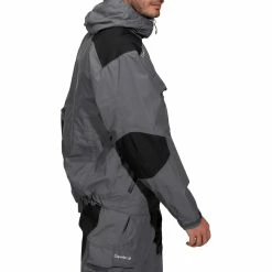 Caperlan Waterproof Fishing Jacket 500 Grey