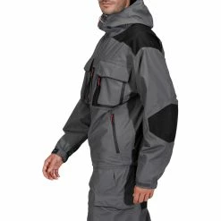 Caperlan Waterproof Fishing Jacket 500 Grey