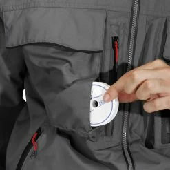Caperlan Waterproof Fishing Jacket 500 Grey