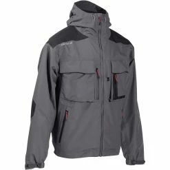 Caperlan Waterproof Fishing Jacket 500 Grey