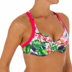 Olaian Women’s Underwired Minimizer Balconette Swimsuit Top Eden Bikinis, Boardshorts