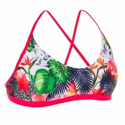 Tribord Bikinis, Boardshorts Agatha Surfing Crop Top Swimsuit Top With Padded Cups