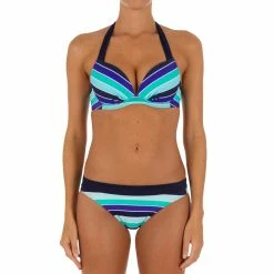 Olaian Women's Push-Up Swimsuit Top With Fixed Padded Cups Elena