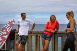 Olaian Andrea Surfing Swimsuit Crop Top With Padded Cups Bikinis, Boardshorts