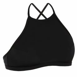 Olaian Andrea Surfing Swimsuit Crop Top With Padded Cups Bikinis, Boardshorts