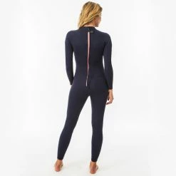 Olaian Wetsuits 100 Neoprene Surfing Full Wetsuit Back Zip 2mm Women