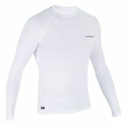 Olaian Surfing Long-sleeved UV-protection Top T-shirt 100 - Grey