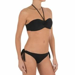 Olaian Laeti Surf Swimsuit Bandeau With Fixed Padded Cups Bikinis, Boardshorts