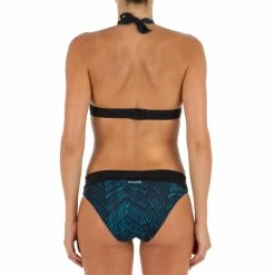Olaian Bikinis, Boardshorts Bahia Halterneck Swimsuit Top With Back Clasp