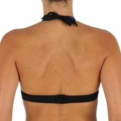 Olaian Bikinis, Boardshorts Bahia Halterneck Swimsuit Top With Back Clasp