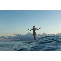 Olaian Surfing Crop Top Swimsuit Top Isa Foamy Bikinis, Boardshorts