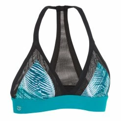 Olaian Surfing Crop Top Swimsuit Top Isa Foamy Bikinis, Boardshorts