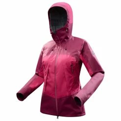 Jackets Forclaz Trek 500, Waterproof Hiking Jacket, Women's