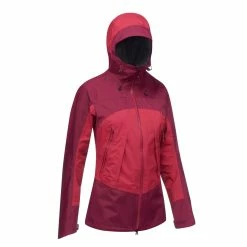 Jackets Forclaz Trek 500, Waterproof Hiking Jacket, Women's