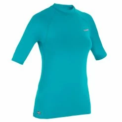 Olaian 100 Short-Sleeved UV Protection Surfing T-Shirt Rashguards