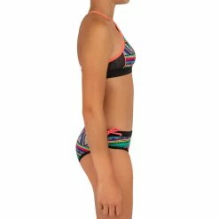 Olaian Baha, Surfing Swimsuit Crop Top, Women's Bikinis, Boardshorts