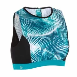 Olaian Bikinis, Boardshorts Carla Bikini Top With Back Zipper And Detachable Hydrophobic Cups