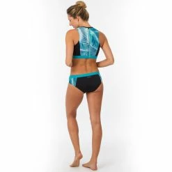 Olaian Bikinis, Boardshorts Carla Bikini Top With Back Zipper And Detachable Hydrophobic Cups